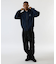 BACKSIDE SLANTED OG ZIP HOODED SWEATSHIRT