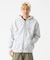 BACKSIDE SLANTED OG ZIP HOODED SWEATSHIRT