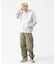 BACKSIDE SLANTED OG ZIP HOODED SWEATSHIRT