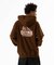 BACKSIDE SLANTED OG ZIP HOODED SWEATSHIRT