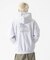 BACKSIDE SLANTED OG ZIP HOODED SWEATSHIRT