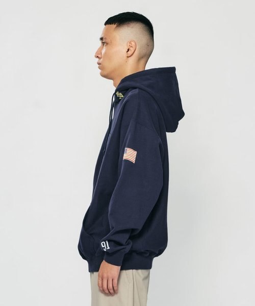 XL LABEL SOUVENIR HOODED SWEAT｜エクストララージの通販｜&mall