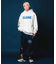 FLOWER PULLOVER HOODED SWEAT