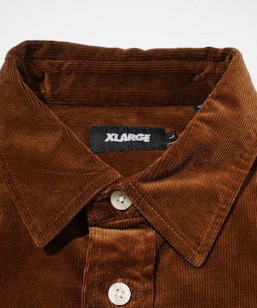 OLD ENGILISH LOGO CORDUROY SHIRT