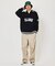 ARCH LOGO HALF ZIP PULLOVER KNIT