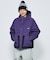 PANELED NYLON HOODED JACKET
