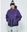 PANELED NYLON HOODED JACKET