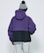 PANELED NYLON HOODED JACKET