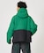 PANELED NYLON HOODED JACKET