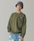 MILITARY POCKET CREWNECK SWEATSHIRT