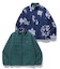 ALLOVER PRINT REVERSIBLE PUFFER JACKET