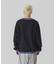 RIB LINE V NECK SWEATSHIRT