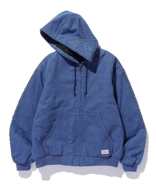 XL STUDDED HOODED WORK JACKET｜エクストララージの通販｜&mall