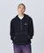 CONTRAST STITCHED NYLON HOODED JACKET