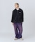 CONTRAST STITCHED NYLON HOODED JACKET