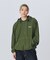 CONTRAST STITCHED NYLON HOODED JACKET