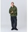 CONTRAST STITCHED NYLON HOODED JACKET