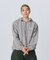 CONTRAST STITCHED NYLON HOODED JACKET