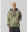 PATTERN BLOCKED HOODED SWEATSHIRT