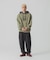 PATTERN BLOCKED HOODED SWEATSHIRT