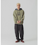 PATTERN BLOCKED HOODED SWEATSHIRT