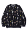 ALLOVER PRINT CREWNECK SWEATSHIRT