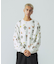 ALLOVER PRINT CREWNECK SWEATSHIRT