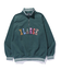 MIXED LOGO HALF ZIP SWEATSHIRT