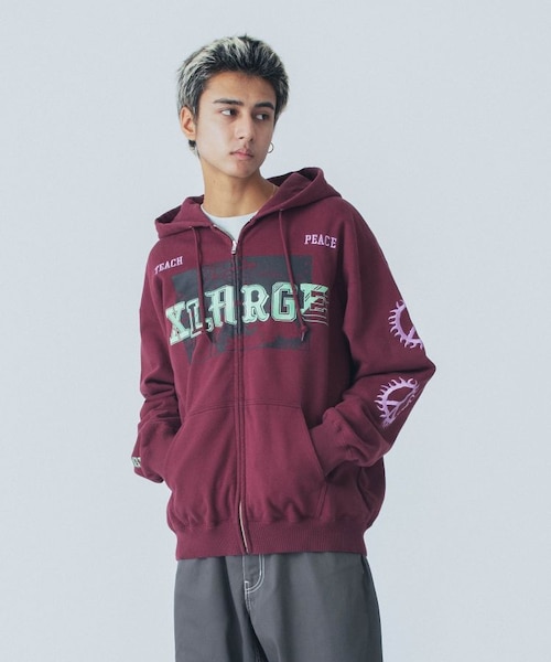 エクストララージCAMPUS ZIP UP HOODED SWEATSHIRT セール】CAMPUS ZIP UP HOODED SWEATSHIRT（パーカー）｜XLARGE