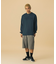PIGMENT DYED OLD ENGLISH LOGO L/S TEE
