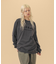 PIGMENT DYED OLD ENGLISH LOGO L/S TEE