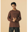 PIGMENT DYED OLD ENGLISH LOGO L/S TEE
