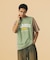 PANELED S/S TEE