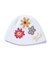CROCHET FLOWER KNIT HAT