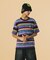 LA EMBROIDERY STRIPE S/S TEE
