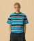 LA EMBROIDERY STRIPE S/S TEE