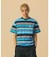 LA EMBROIDERY STRIPE S/S TEE