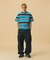 LA EMBROIDERY STRIPE S/S TEE