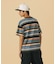 LA EMBROIDERY STRIPE S/S TEE