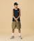 NYLON CARGO SHORT PANTS
