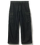 COLOR STITCHED DENIM CARGO PANTS