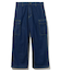 COLOR STITCHED DENIM CARGO PANTS