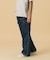 COLOR STITCHED DENIM CARGO PANTS