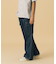 COLOR STITCHED DENIM CARGO PANTS