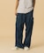 COLOR STITCHED DENIM CARGO PANTS