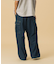 COLOR STITCHED DENIM CARGO PANTS