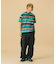 COLOR STITCHED DENIM CARGO PANTS