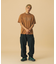 COLOR STITCHED DENIM CARGO PANTS