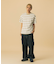 COLOR STITCHED DENIM CARGO PANTS