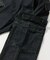 COLOR STITCHED DENIM CARGO PANTS